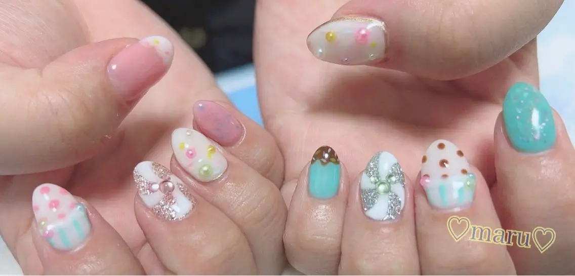 ネイル ハンドネイル フットネイル まるみ ♡のその他イメージ