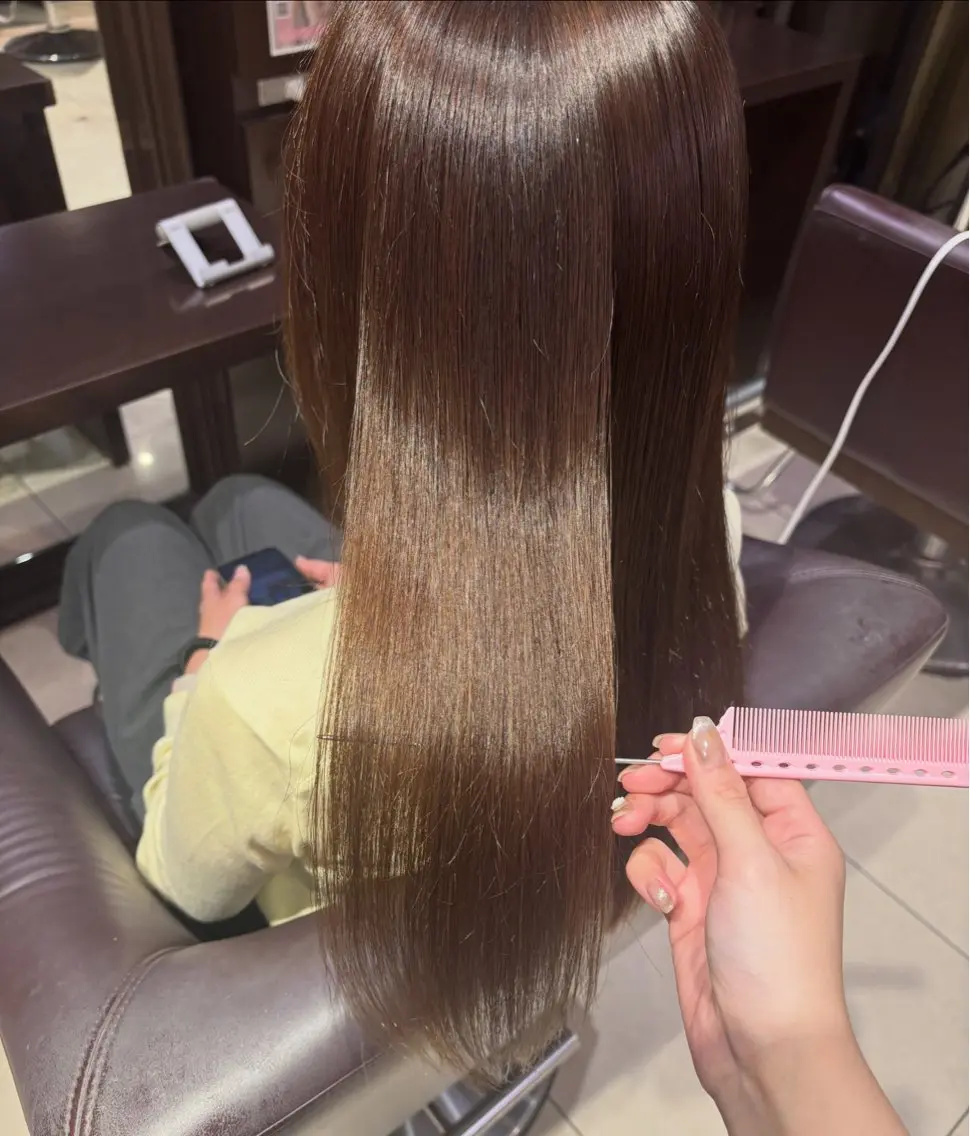 《✳︎人気No.1✳︎》似合わせカット+透明感カラー+oggi ottoトリートメント🎀 ⊹𓂃 ࣪ ˖の写真