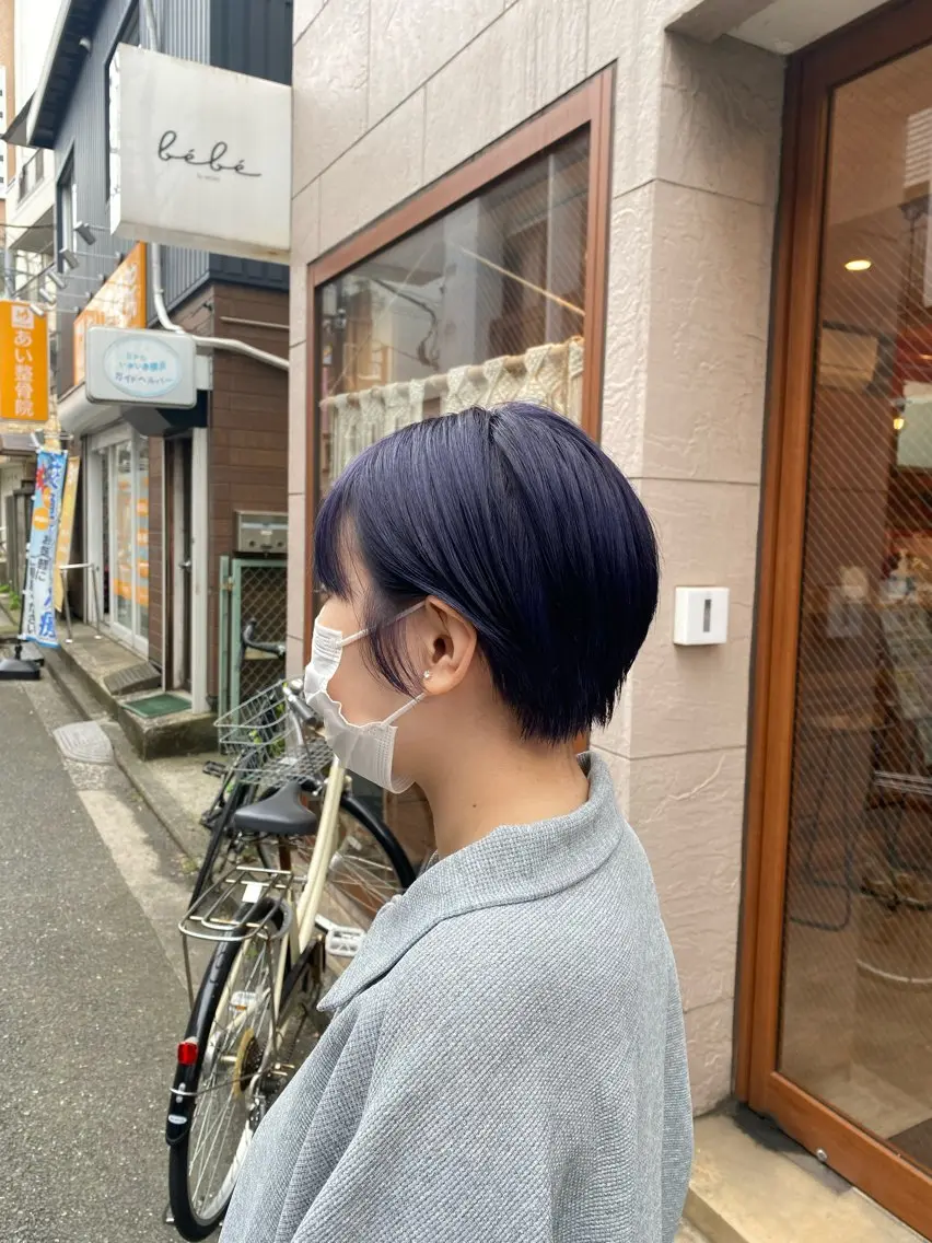 ショート カット ヘアカラー MORISHITA HARUKAのヘアスタイル
