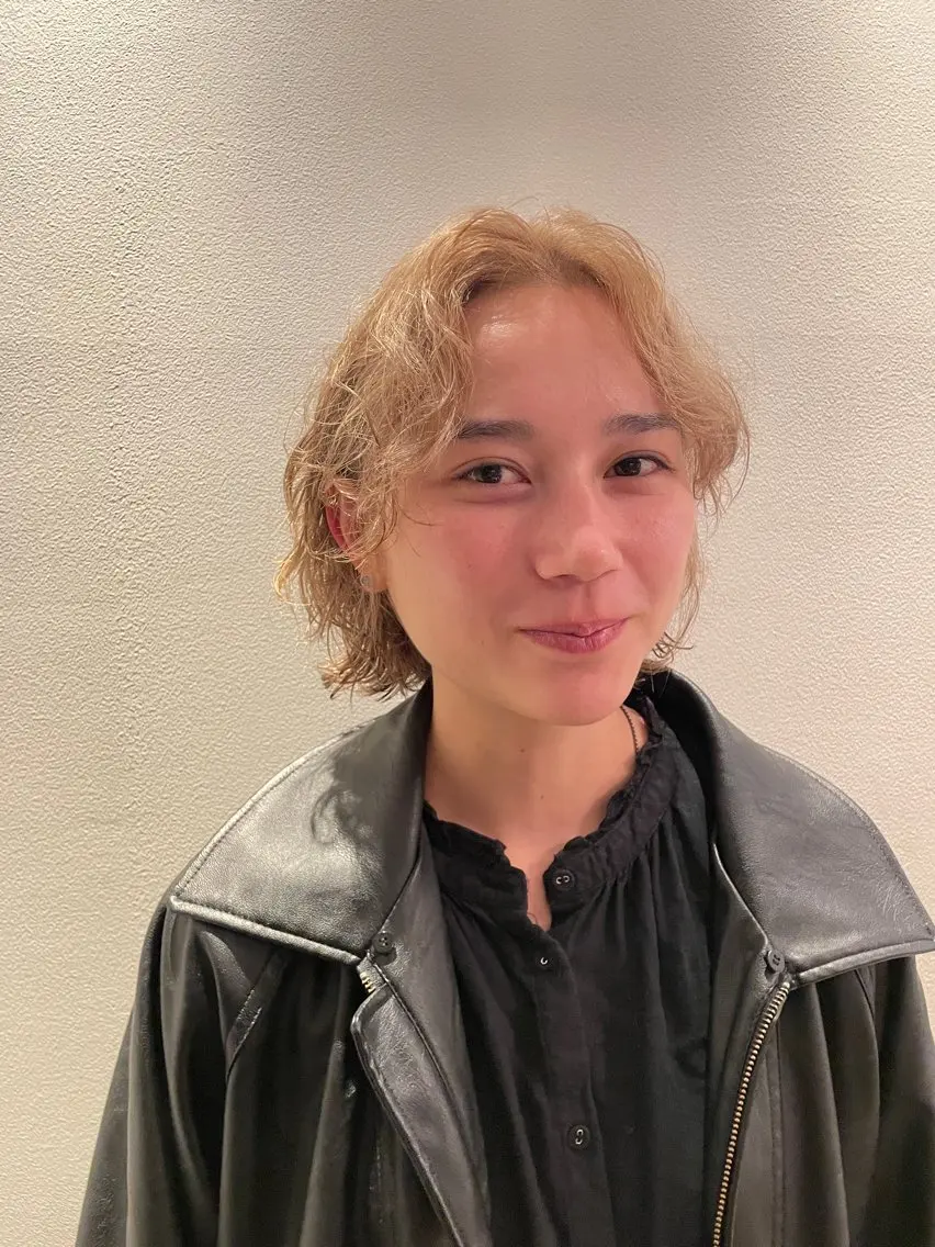 ショート カラー カット ヘアカラー フジヤ サイタのヘアスタイル