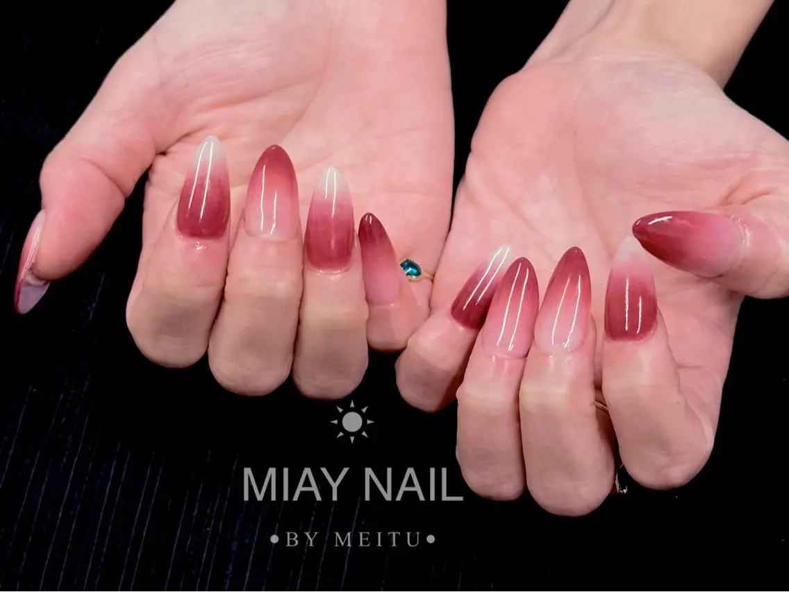 ネイル ハンドネイル 💜MIYA NAIL鶴見店のネイルデザイン
