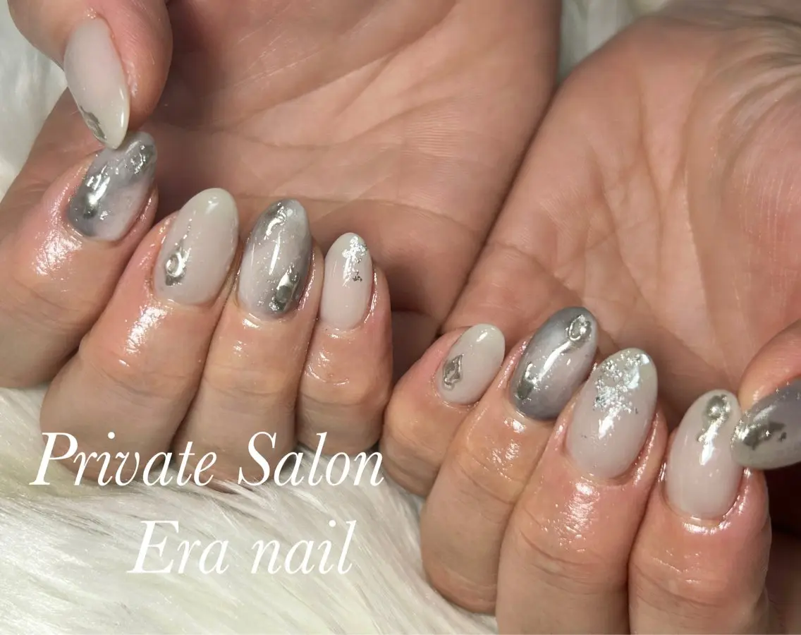 ネイル ニュアンスネイル ハンドネイル Era nailのネイルデザイン