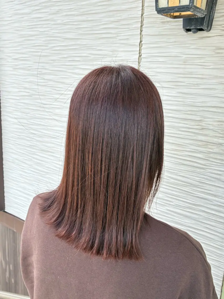 カット＋白髪染めの写真