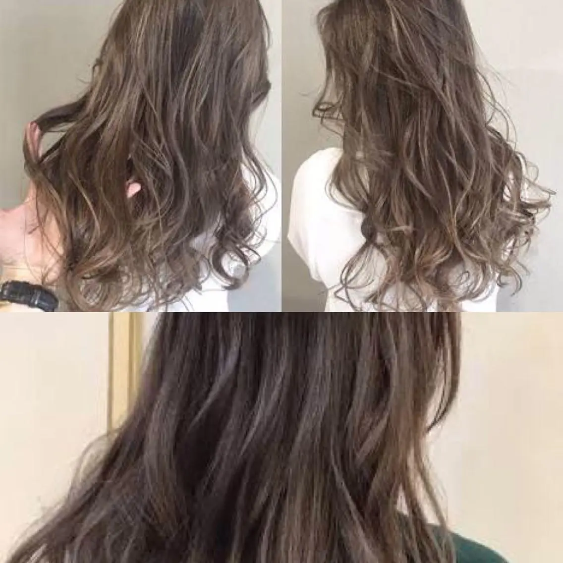 セミロング カラー パーマ ヘアアレンジ 【公式】amble luxe池袋東口🩷のヘアスタイル