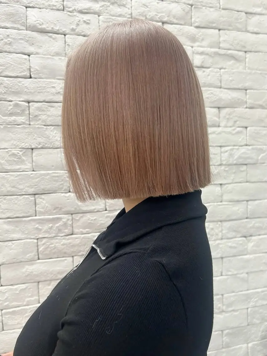 ミディアム ブリーチ透明感カラー 🍀mizuki🍀のヘアスタイル