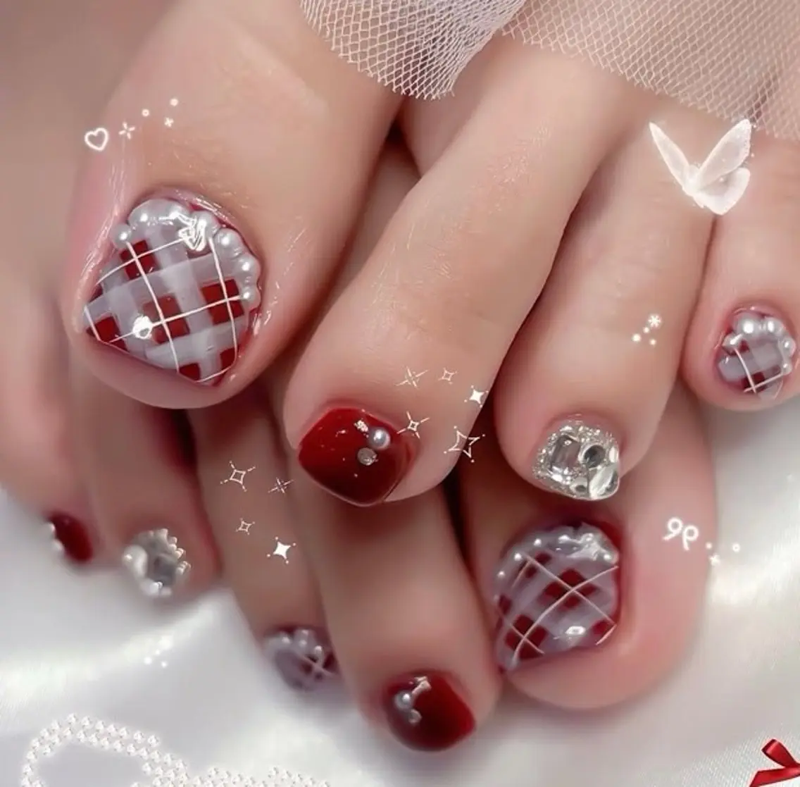 ネイル キラキラネイル 韓国ネイル 新大久保 💅Ayumiのネイルデザイン