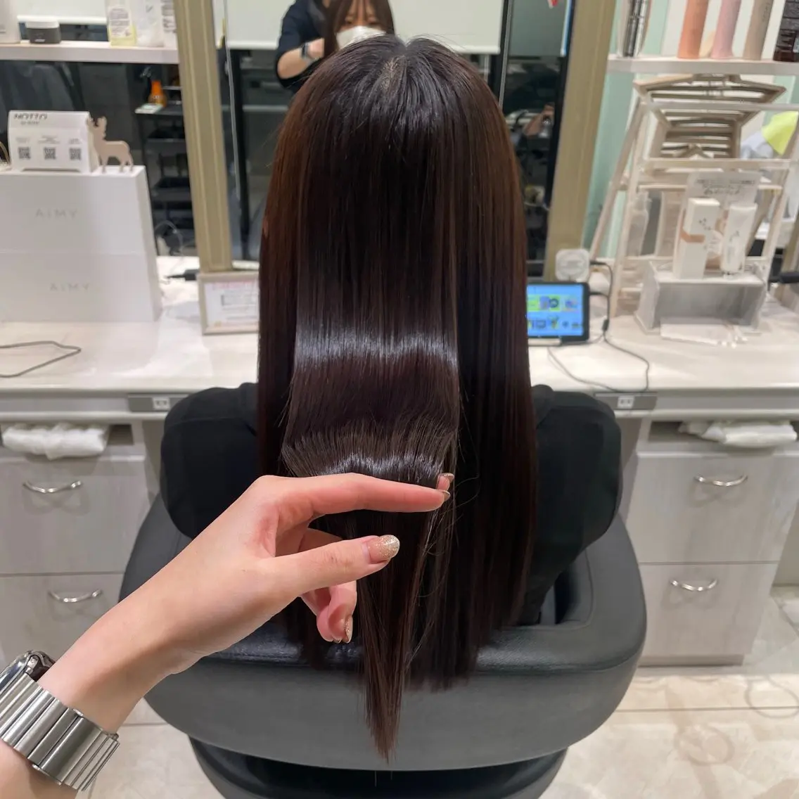ロング パーマ ヘアアレンジ パク・ボミン小野リエ 韓国ハーフ🦊のその他イメージ
