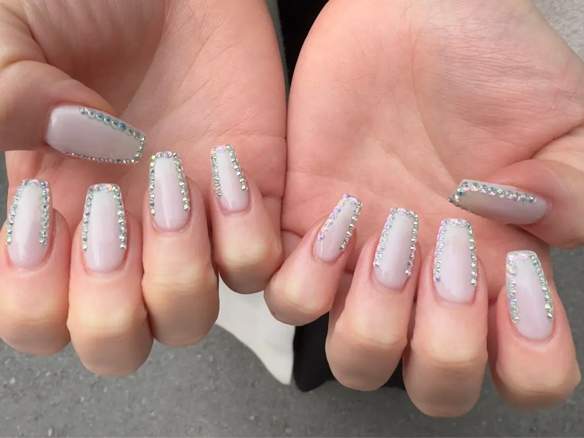 ネイル アートネイル フレンチネイル 韓国ネイル マグネットネイル 持ち込み MH_ Nailのネイルデザイン