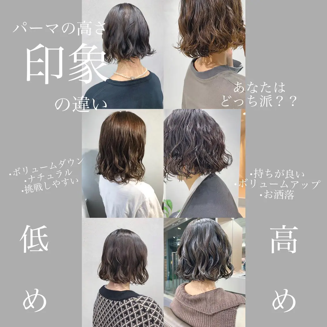 ミディアム カラー パーマ カット パーマ トリートメント ボブパーマコテ巻き風 パーマNo1深江秀平のヘアスタイル