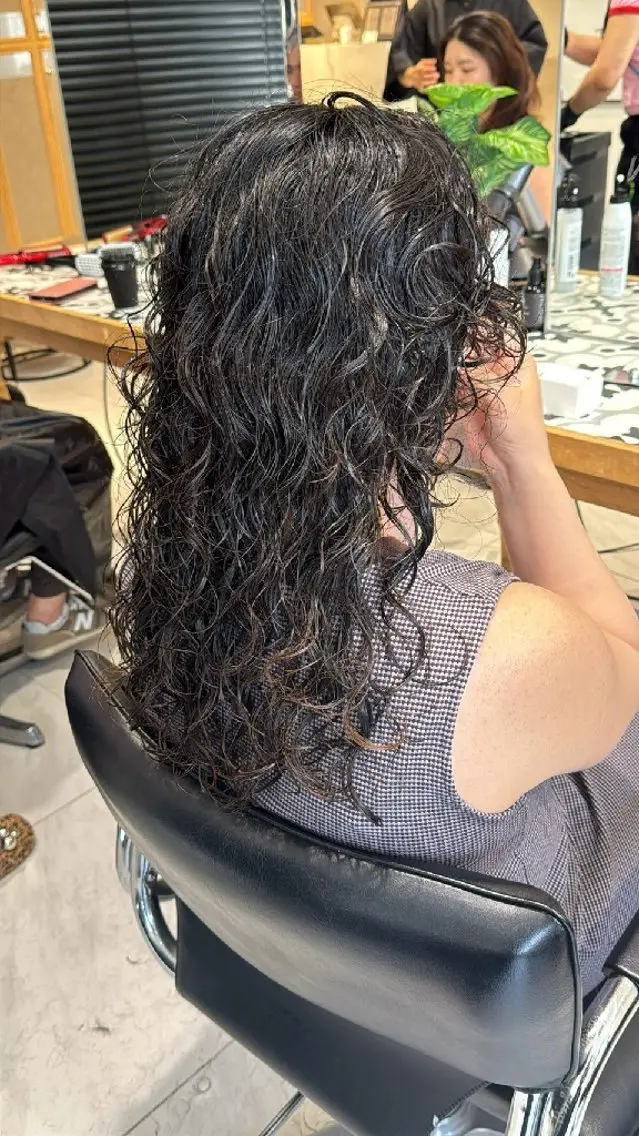 【ダメージレスパーマ🌀】レディースパーマ🌊カット➕パーマ➕トリートメント🌀詳細をご確認ください🤲の写真