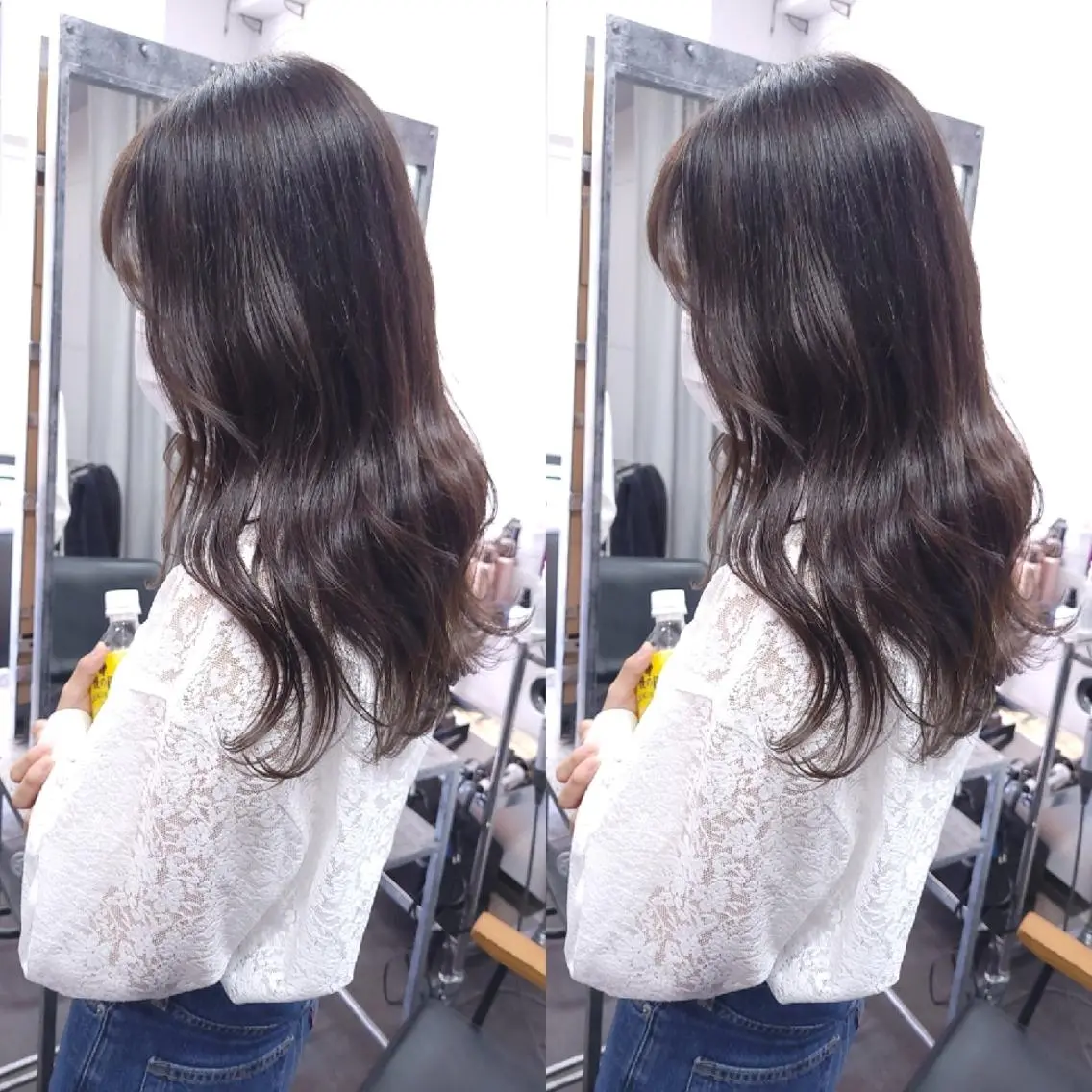 ロング カット ヘアカラー トリートメント 平田 広大のヘアスタイル