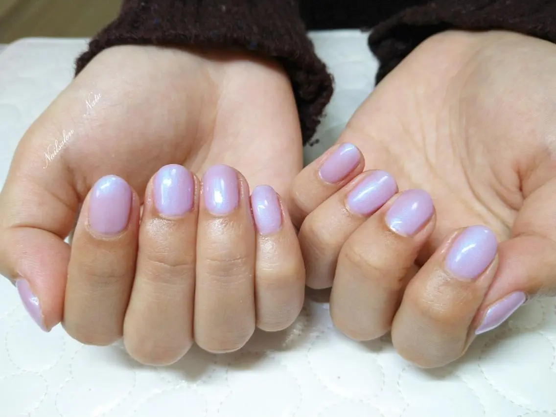 ネイル ラメ(グリッター) ワンカラーネイル nailsalon Natuのネイルデザイン
