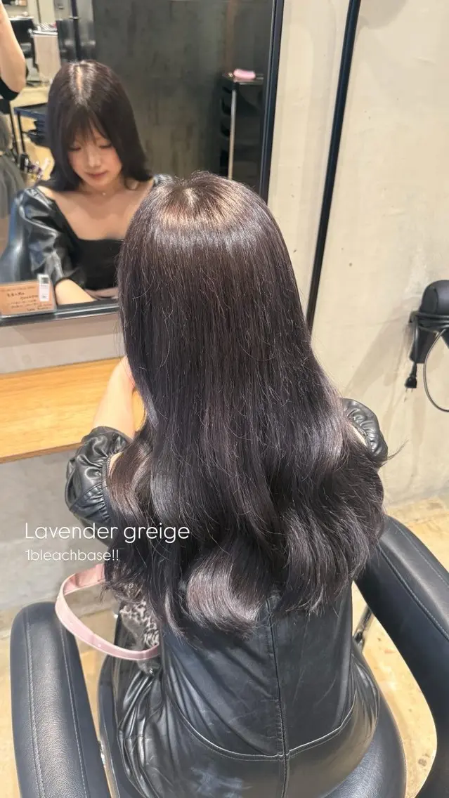 ロング カラー ブリーチ ダブルカラー ブリーチなしカラー ヘアカラー トリートメント 韓国ヘア/髪質改善 /カラー【美涼】のヘアスタイル