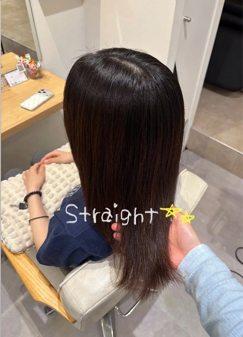 ロング 縮毛矯正 齋藤 明夢のヘアスタイル