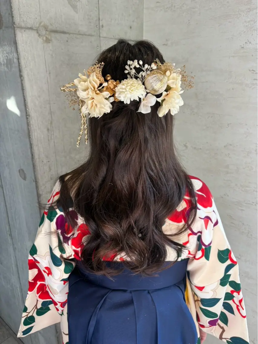 ロング ヘアアレンジ 美髪× ヘアセット✨Araiのヘアスタイル