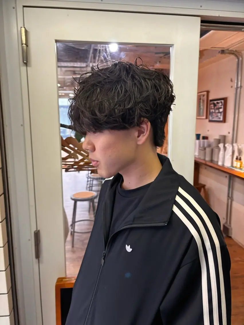 ショート メンズ kaito パーマ募集！🙌のヘアスタイル