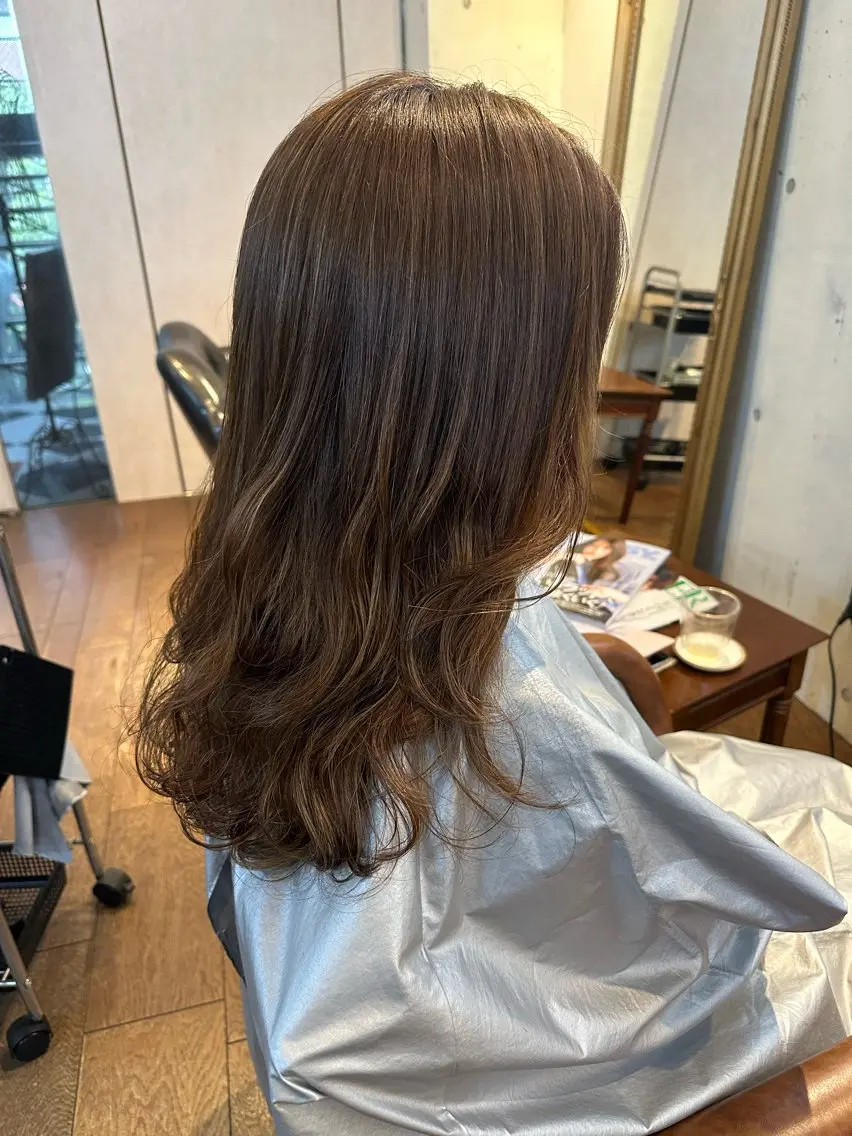 ロング パーマ デジタルパーマ マエダ　カズエ🫶 coronahairのヘアスタイル