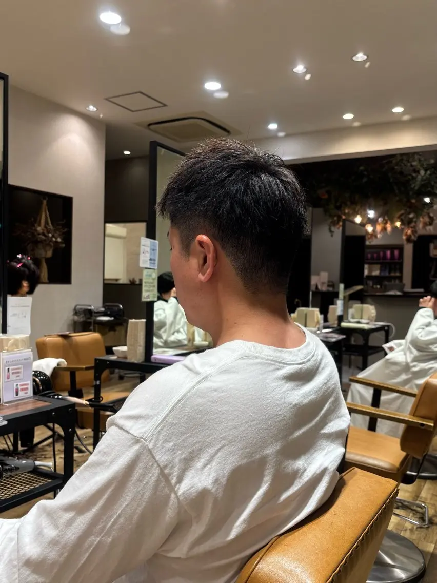 メンズ 刈り上げ Rudder 牛嶋のヘアスタイル