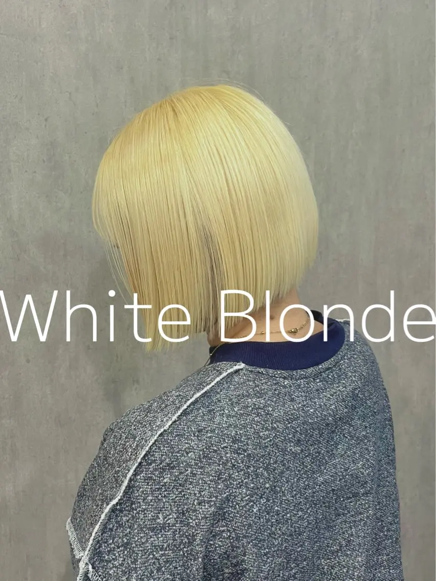 ショート カラー ブリーチ ブロンド ハイトーンカラー カット ヘアカラー トリートメント ‎🤍似合わせ提案 ‎🤍YUURI🤍のヘアスタイル