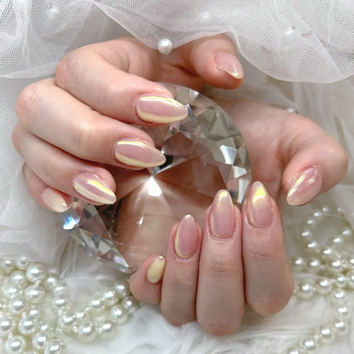 ミディアム ハンドネイル Ange Nailistのネイルデザイン