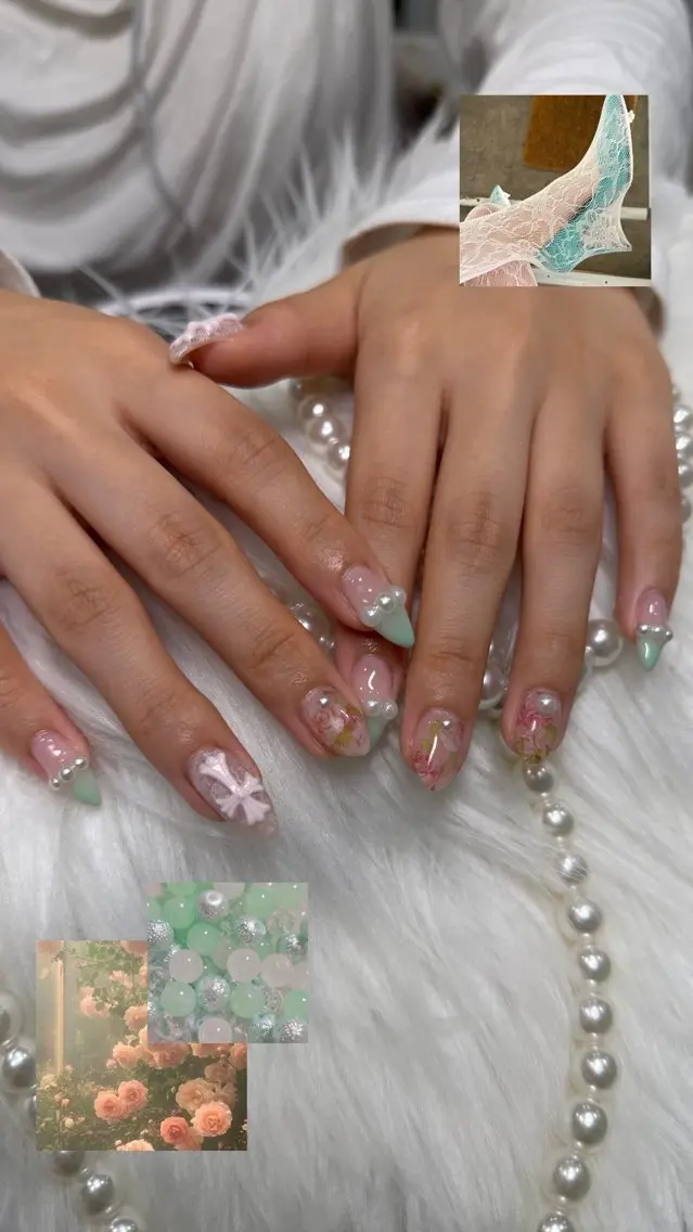 ネイル ハンドネイル Mermaid Nail みはなのネイルデザイン