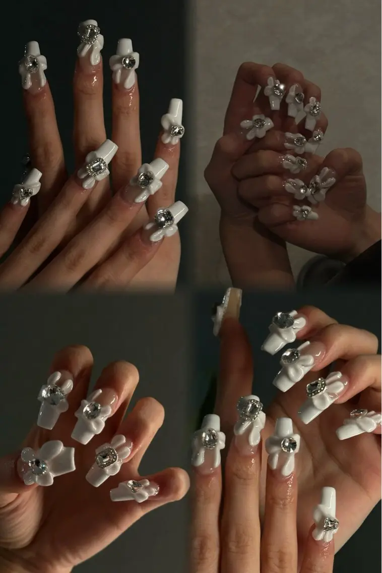 ネイル リボン ハンドネイル Ru nail♡のネイルデザイン