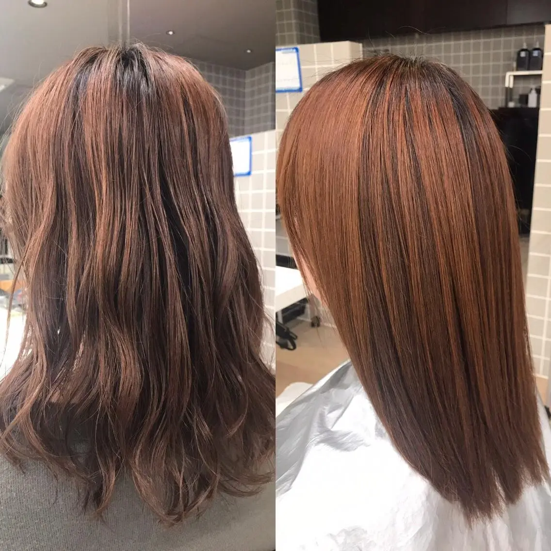 ミディアム 💖ブリーチなし透明 感💖ASAHIのヘアスタイル