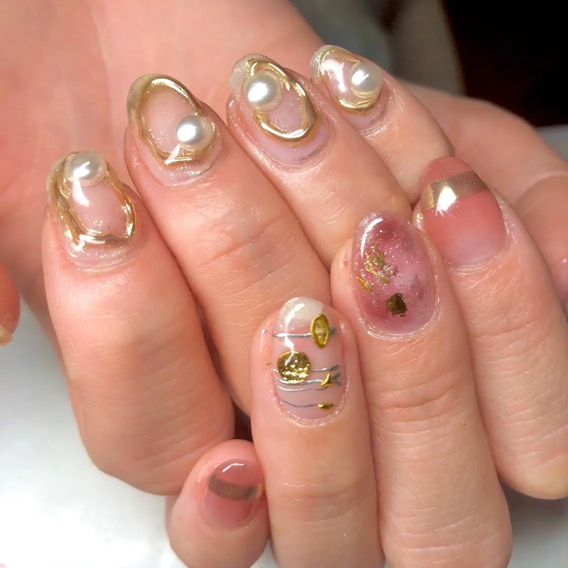 ネイル ニュアンスネイル Maggie staffのネイルデザイン