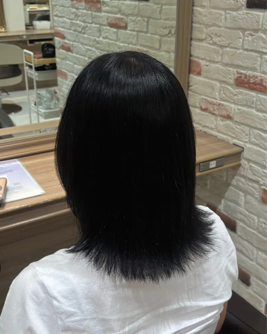ミディアム トリートメント 新田 海和のヘアスタイル