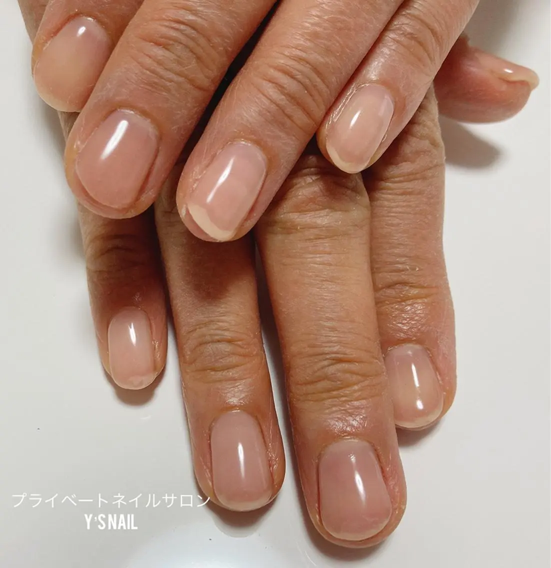 ネイル ワンカラーネイル 手書きが得意🖌️ Y’s  nailのネイルデザイン