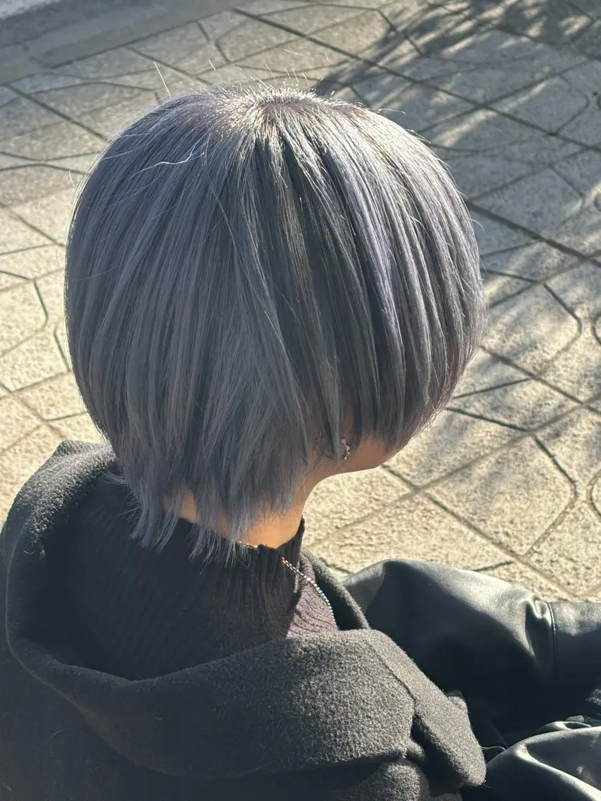 ショート カラー ヘアカラー 🍓ハイトーンカラー 🎀nene🍓のヘアスタイル
