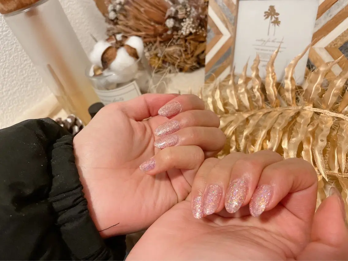 ネイル オーロラネイル フットネイル フレンチネイル ジェルネイル キラキラネイル ハンドネイル kiki nail &brow二子玉川のネイルデザイン