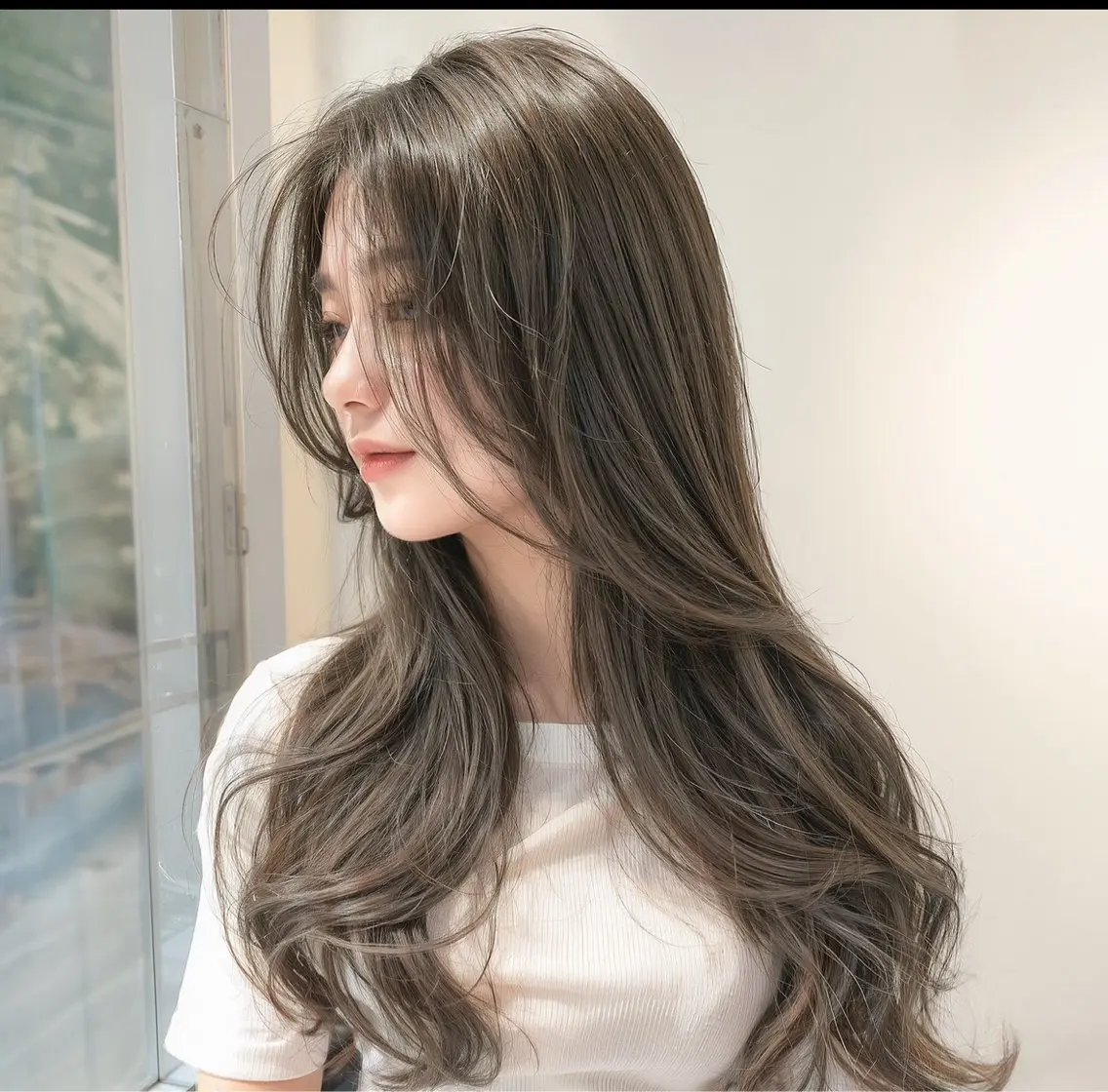 🌿ダメージが気になる方へ🌿やさしいブリーチなしダブルカラー+似合わせトレンドカット+美髪TRの写真