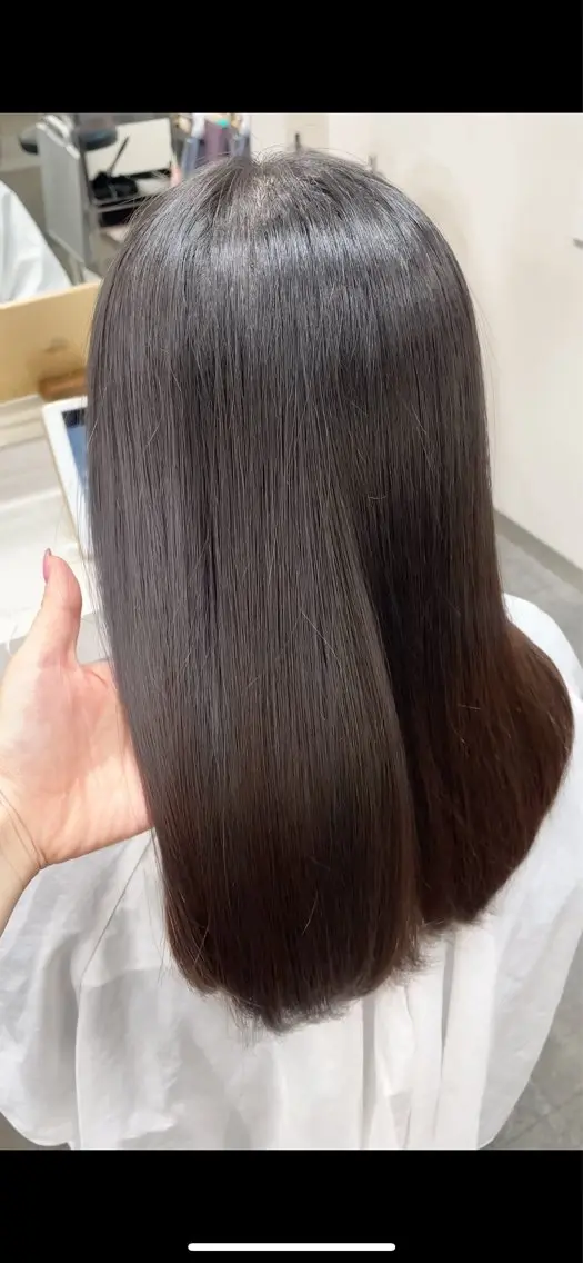 ロング パーマ 髪質改善 縮毛矯正 トリートメント 美髪矯正特化美容師✨ あんりのヘアスタイル