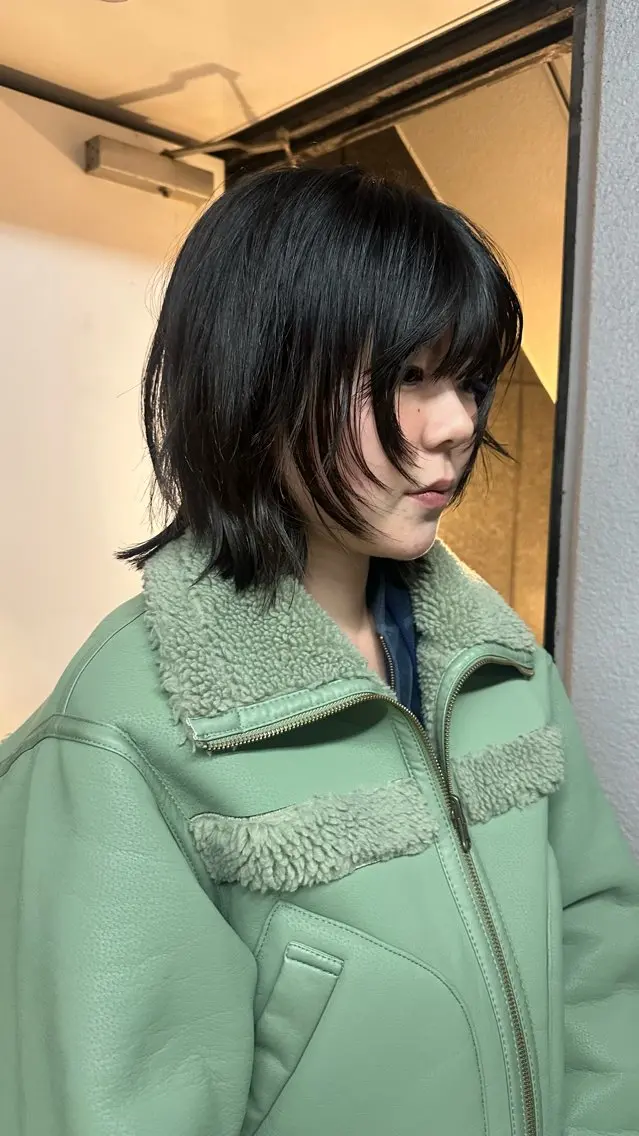 ミディアム ショートカットパー マ🫧kotoneのヘアスタイル