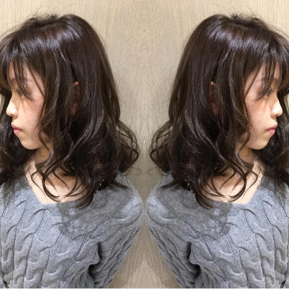 ミディアム カラー ヘアアレンジ Blossom大塚 ディレクター永野のヘアスタイル