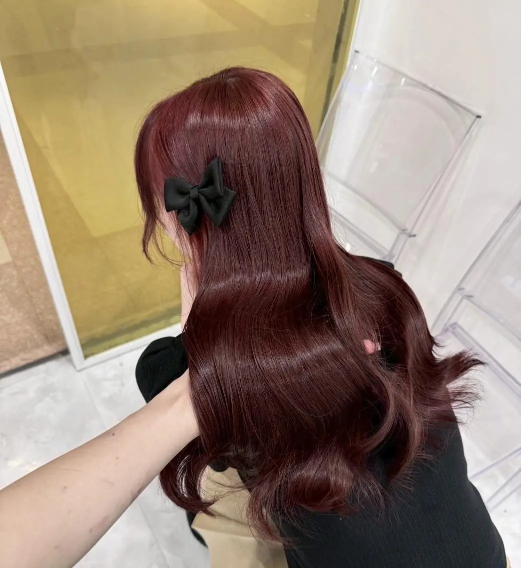 ロング カラー トレンド韓国ヘアー♡ 横浜美容室♡のヘアスタイル