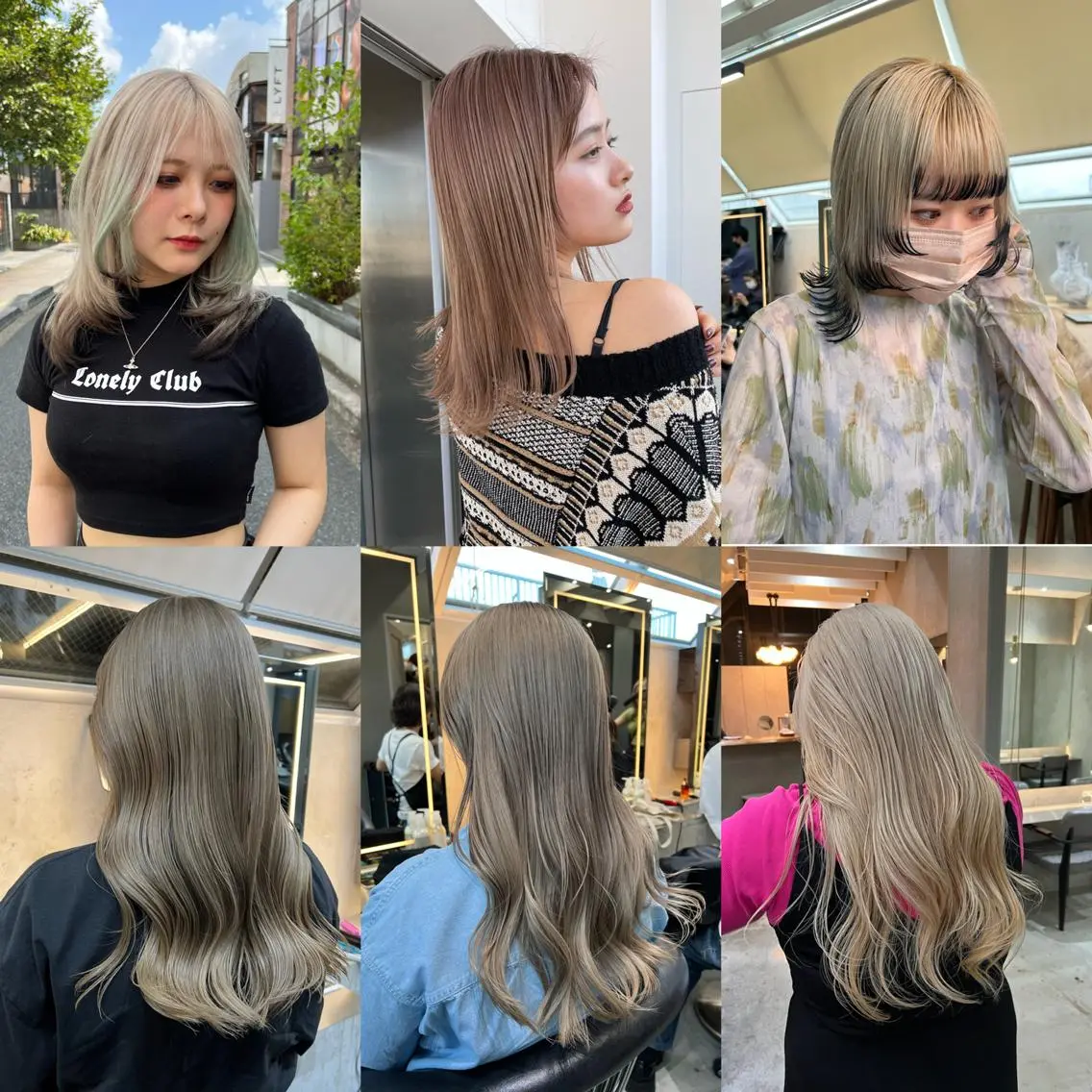 ロング カット ヘアカラー トリートメント 低ダメージカラー Yoshidaのヘアスタイル