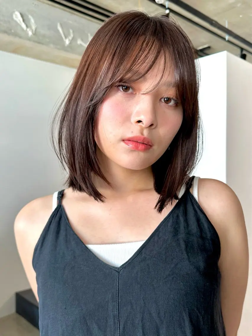ショート カラー パーマ kazuki【顔周り ×レイヤーカット】のヘアスタイル