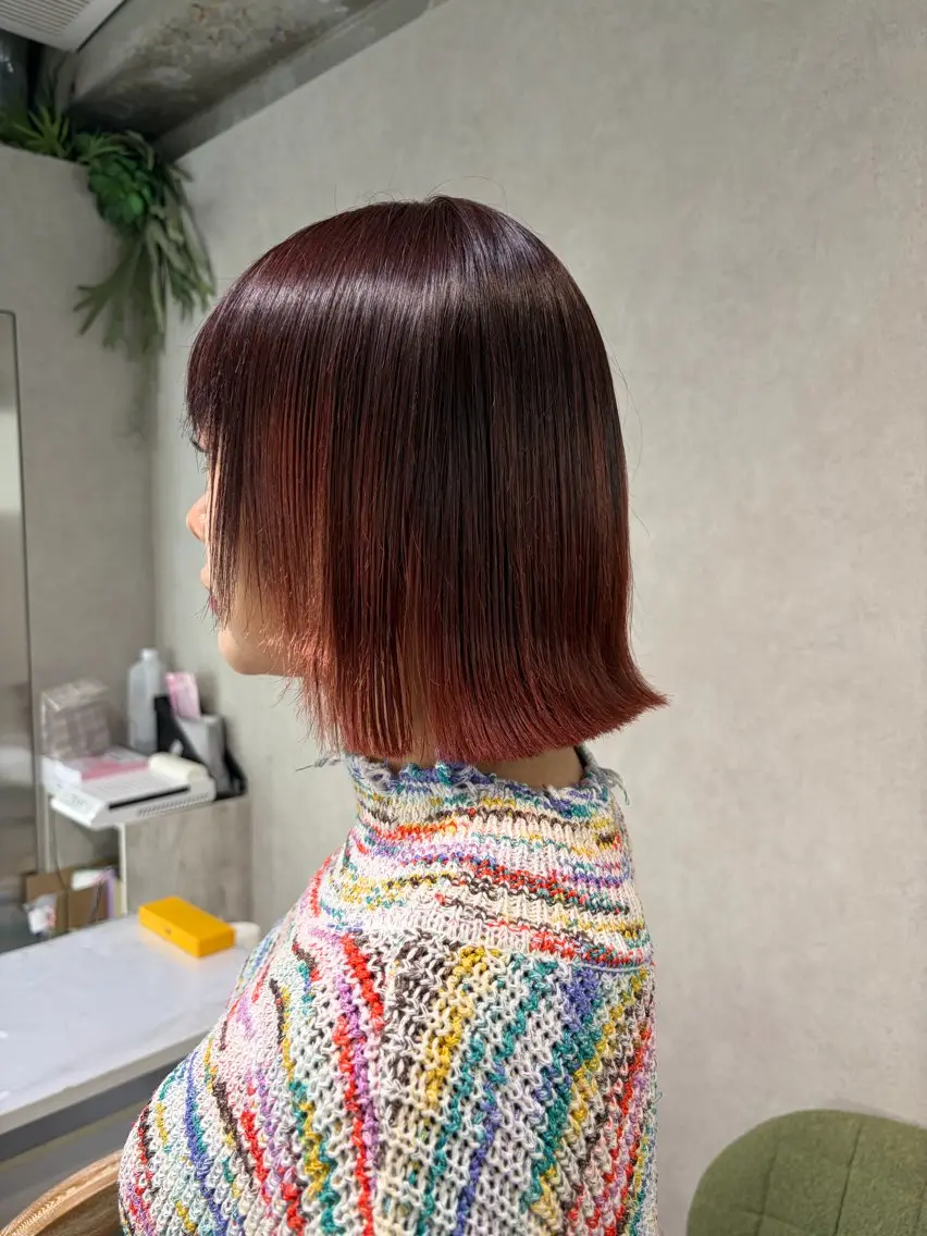 カラー ヘアカラー 透明感カラー🫧🎀 まりなのヘアスタイル