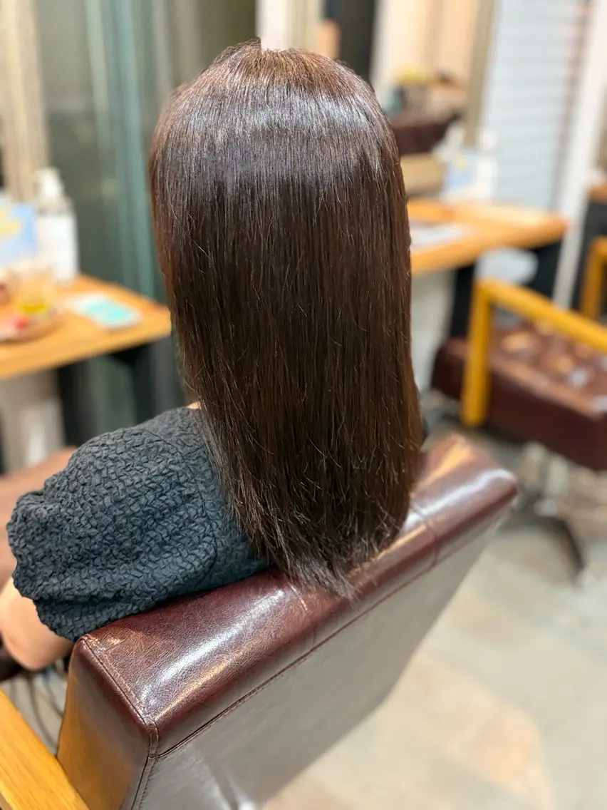 セミロング カラー ヘアカラー 表参道/南青山/ 蝦名まひるのヘアスタイル