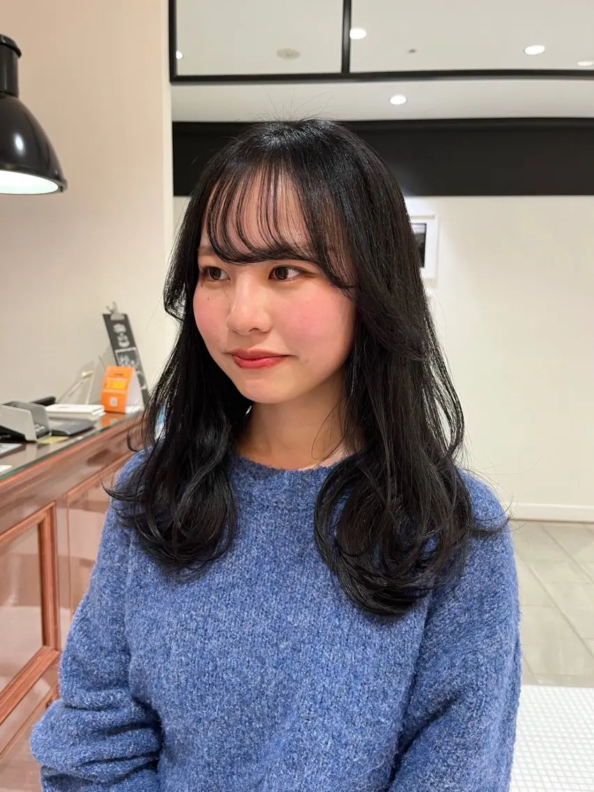 ミディアム 門田 楓香のヘアスタイル