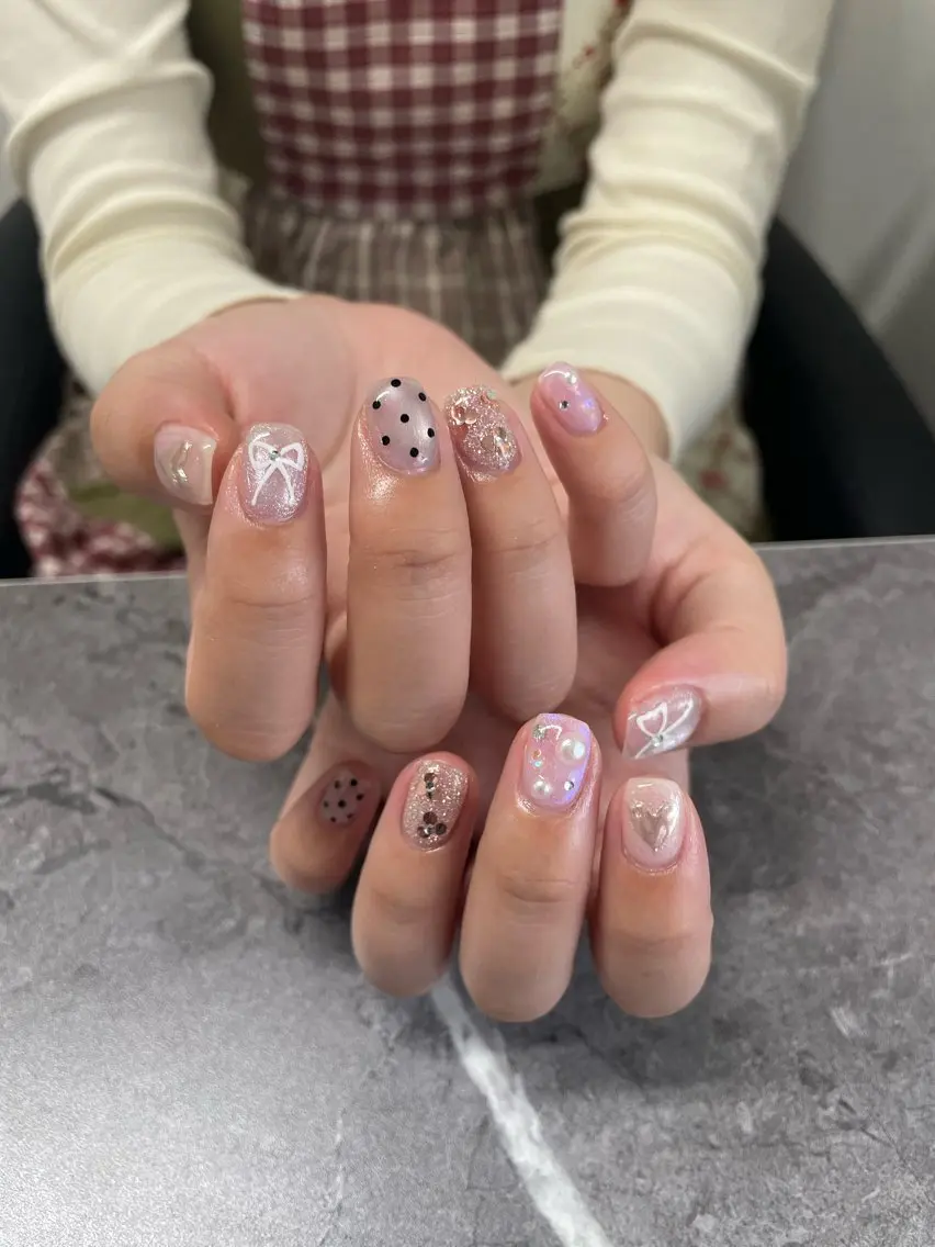 ネイル ハンドネイル nail salon 3🌞越谷のネイルデザイン