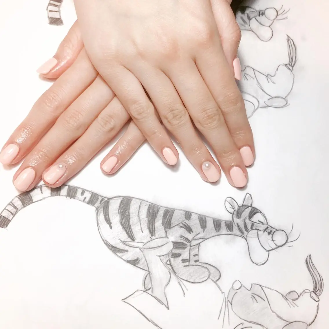 ネイル シンプルネイル owlnail /持込みデザイン専門のネイルデザイン
