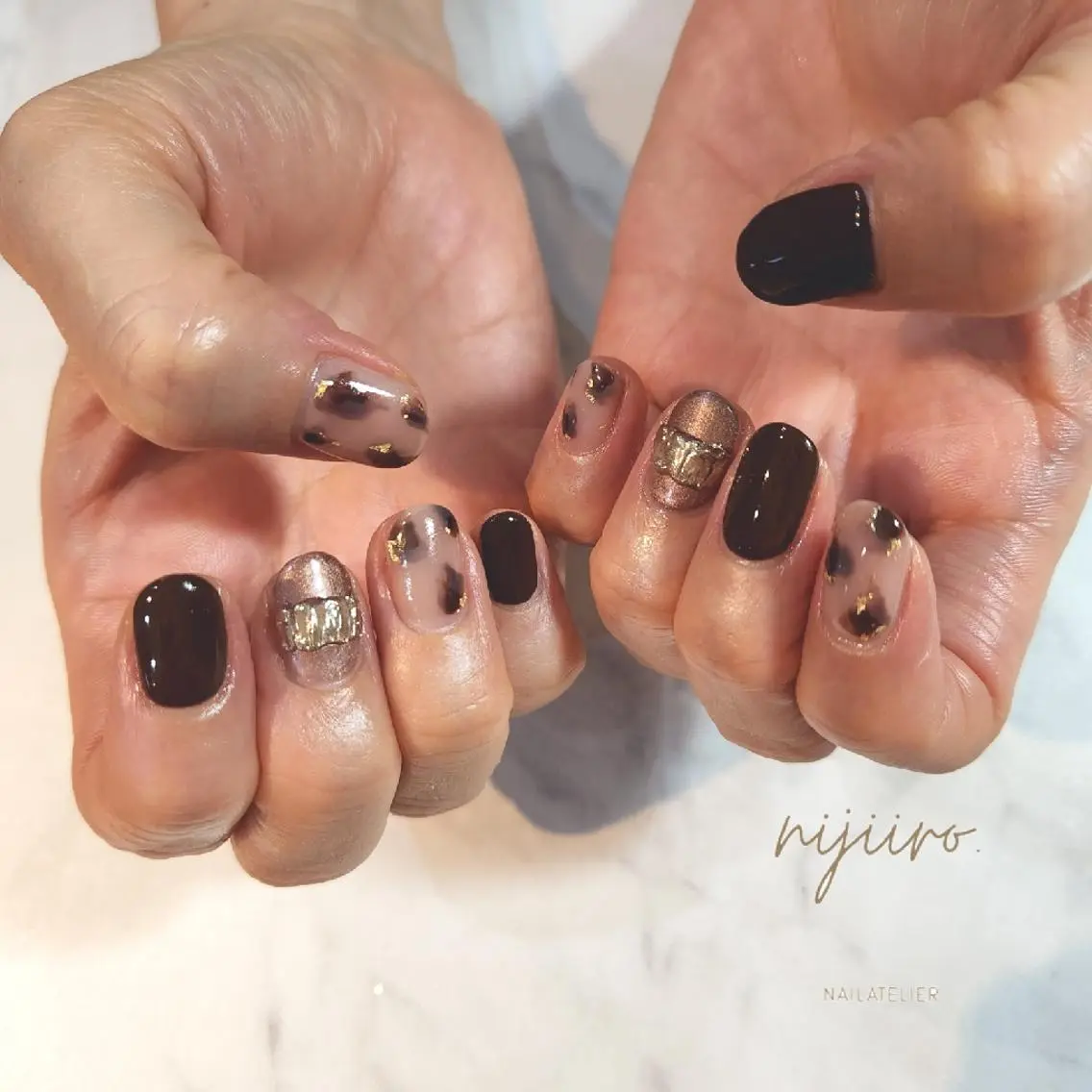 ネイル ハンドネイル nijiiro🌈 サトウのネイルデザイン