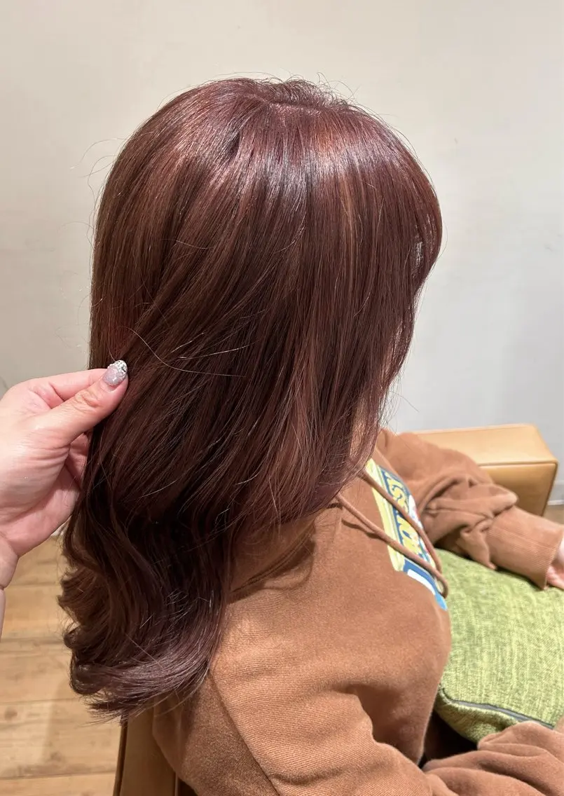 カラー カット ヘアカラー トリートメント かとう はるかのヘアスタイル