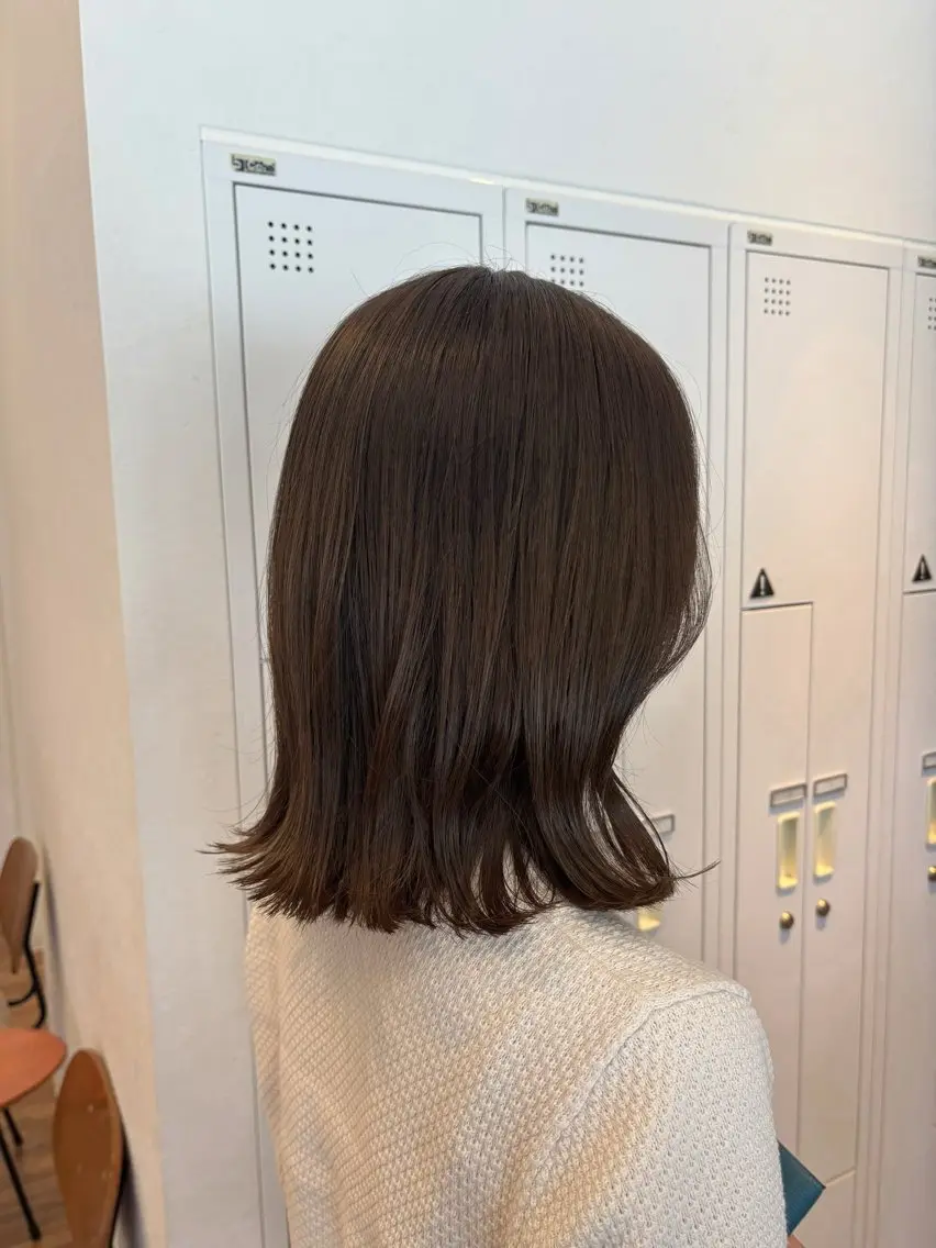 ミディアム 祝 莉子のヘアスタイル