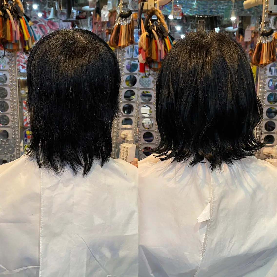ショート カラー ヘアアレンジ ボブ エクステ ショートヘア ウルフカット 🌈派手髪エクステ ブレイズ🌈ひろとのヘアスタイル