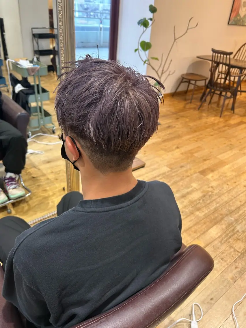 ショート ヘアカラー sanaha🎀 カラーモデルのヘアスタイル