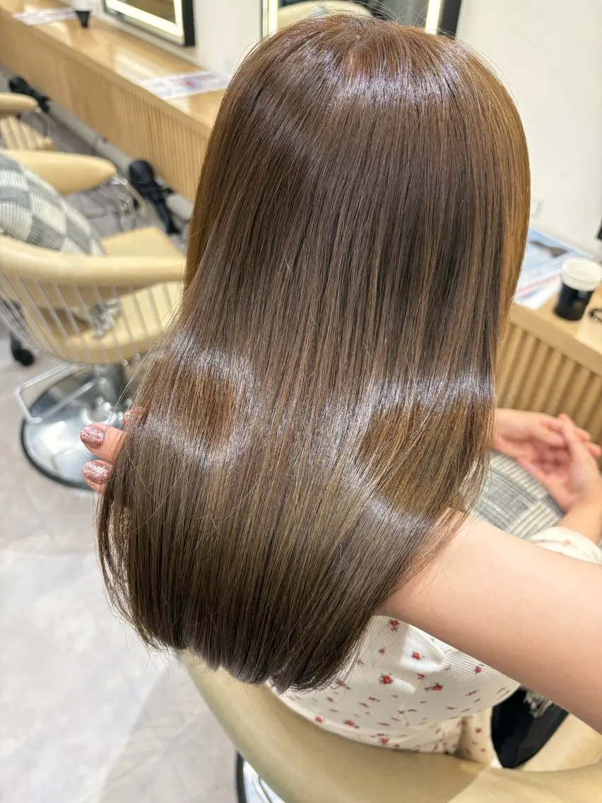 ロング カラー YUI  透明感🌱 艶カラー🍓浦和のヘアスタイル
